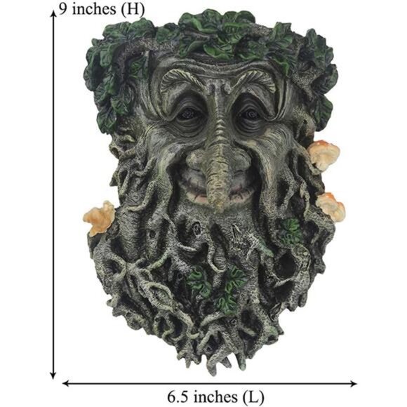 Tree Face Decor Old Man Tree Faces Sculptures Tree Huggers, Whimsical Tree Faces - Picture 6 of 7